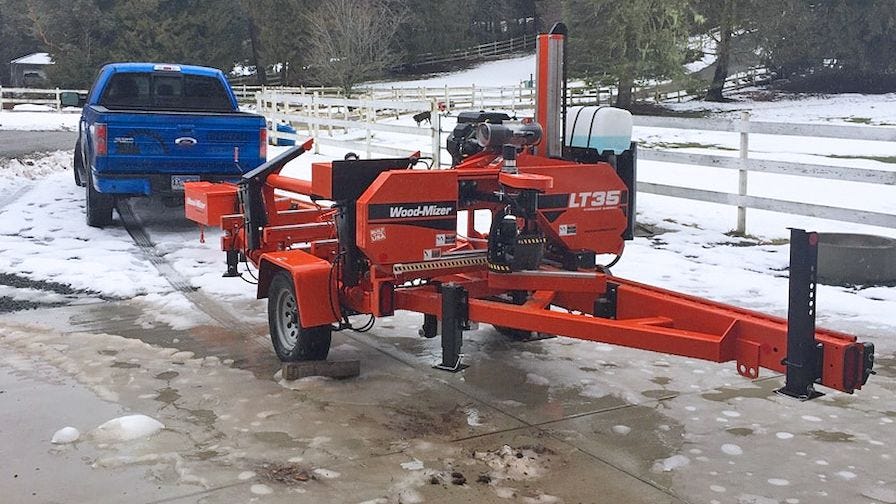 West Coast Custom Timber portable sawmill