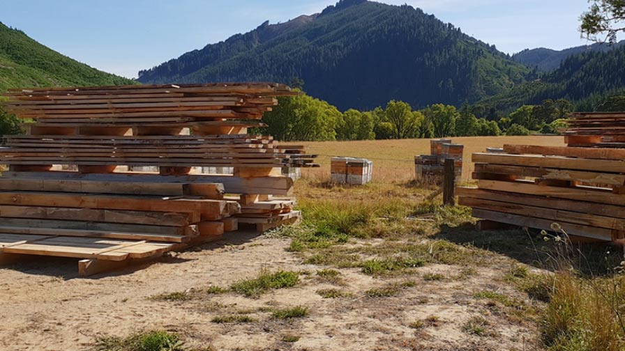 Milled boards with a view