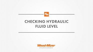 How to Check the Hydraulic Fluid Level