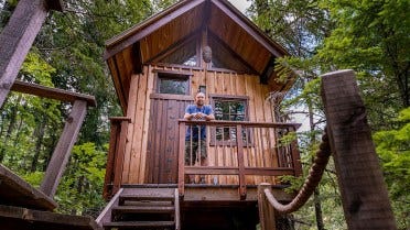 Building a Creek-Side Cabin in British Columbia