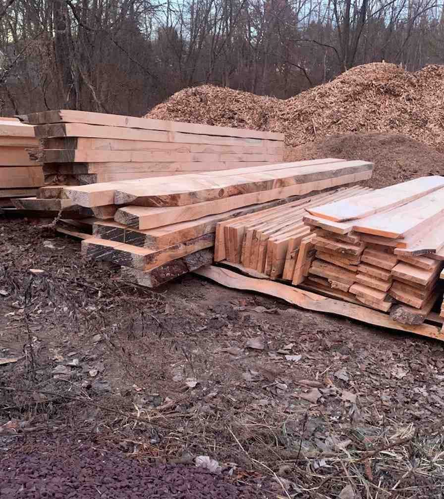 Stacked Lumber