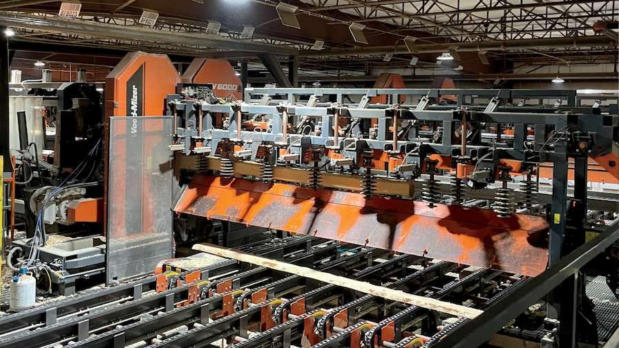 Machine centers are optimized with Joe Scan scanners and Nelson Brothers optimization