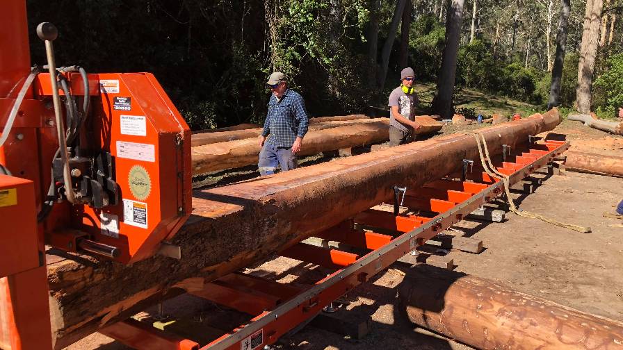 LT15WIDE portable sawmill in Australia