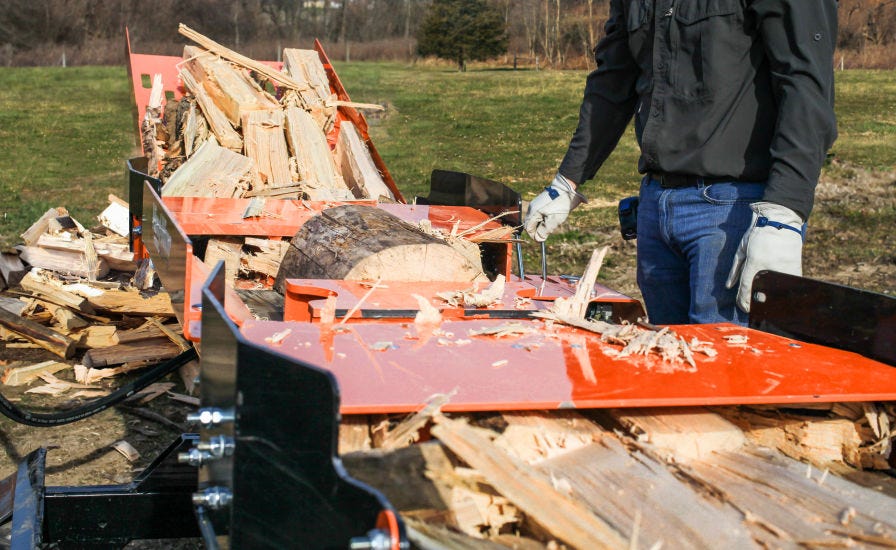 FS350 skid steer log splitter