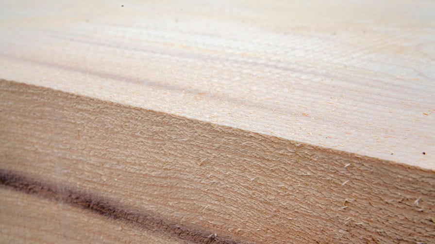 Smooth cut lumber