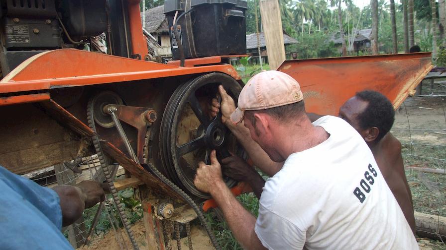Performing proper sawmill maintenance