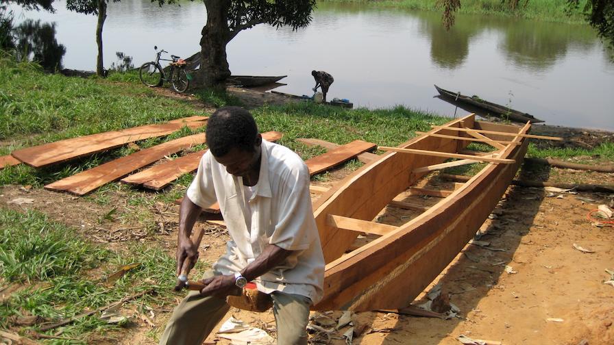 Wooden boat building