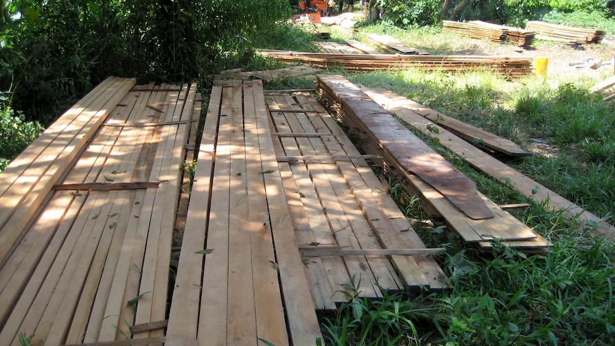 Lumber air drying