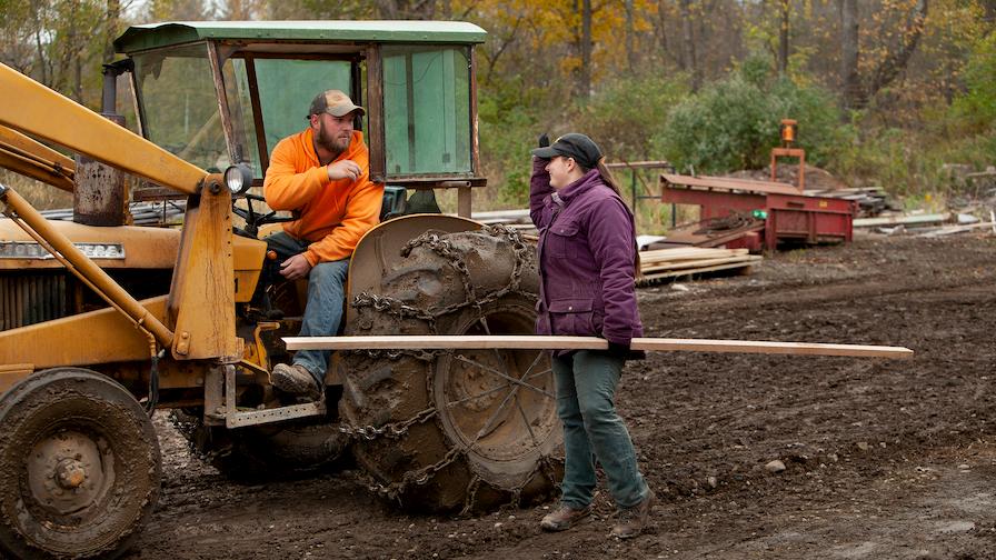 Luke and Megan Eames of Holland Timber Company 