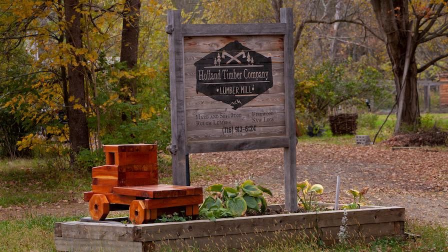 Holland Timber Company Sign